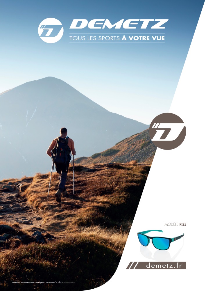 Lunettes de randonnée adaptées à la vue